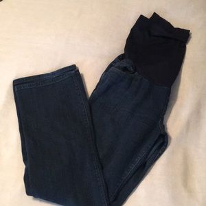 Liz Lange Maternity dark denim pants size M